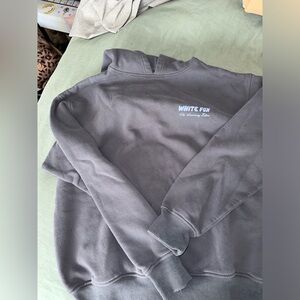 White fox hoodie
